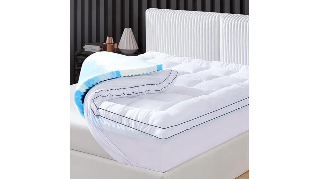 queen memory foam topper