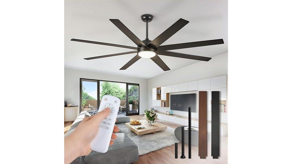 remote controlled ceiling fan