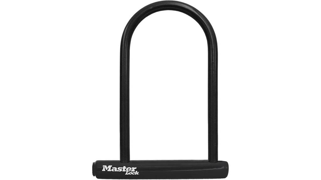 secure black bike lock