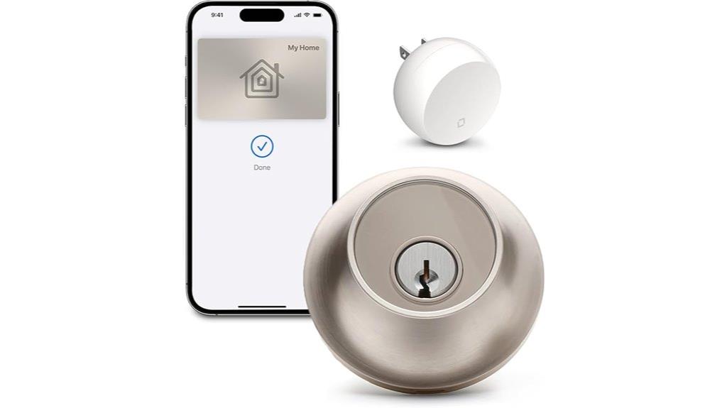 smart wi fi lock satin nickel