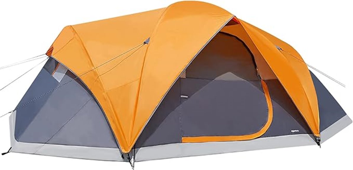 spacious dome camping tent