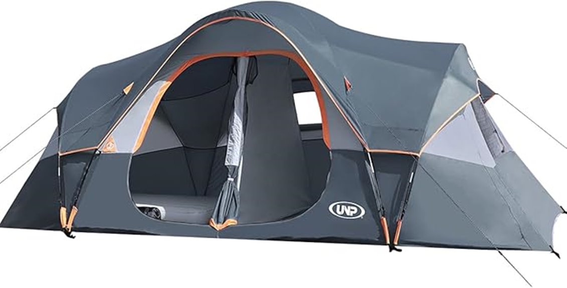 spacious tent for families