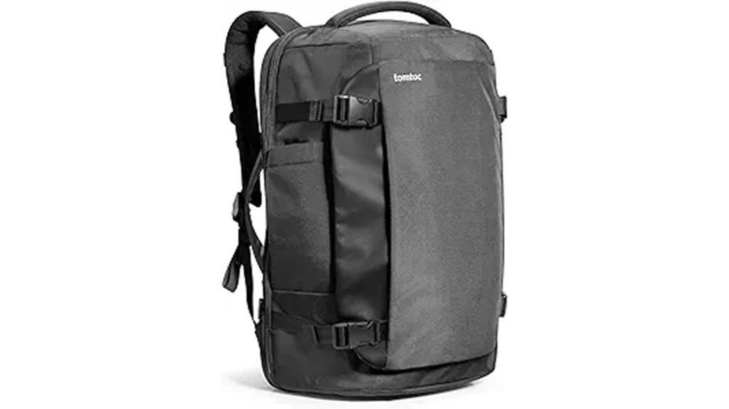 spacious travel backpack design