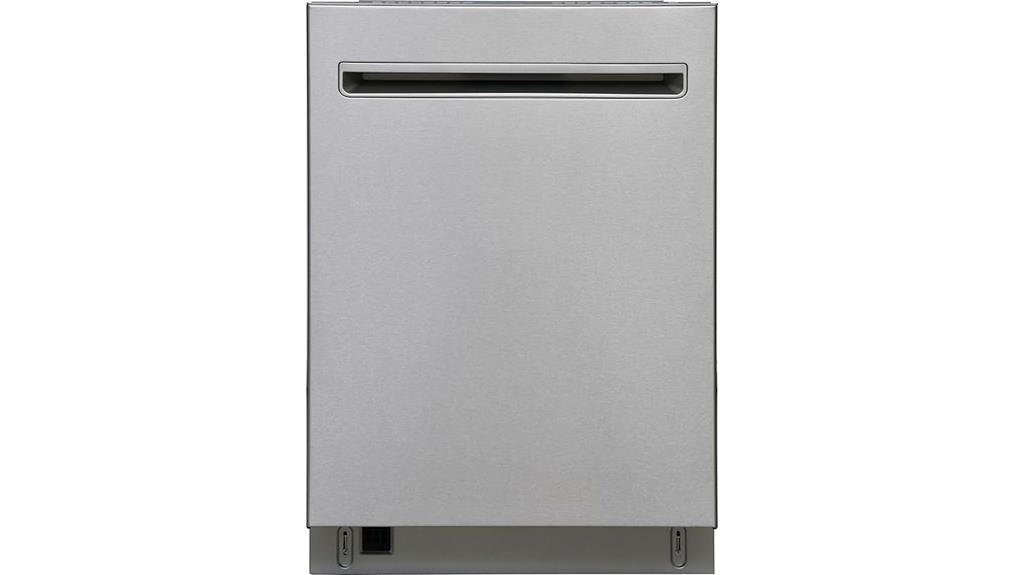 stainless steel built in dishwasher