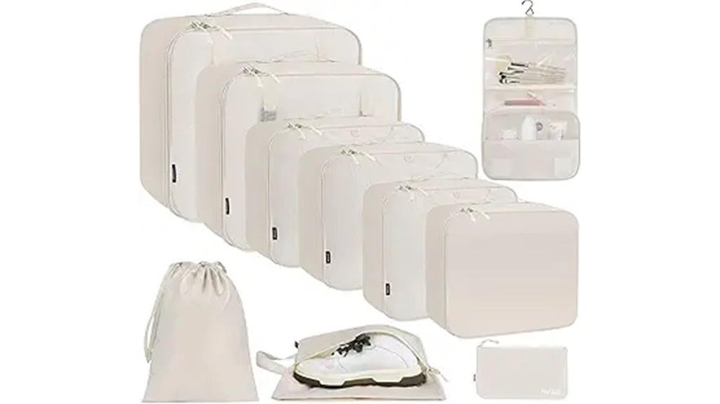 travel organization packing cubes