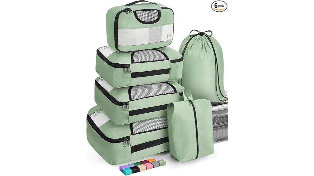 travel organization packing cubes