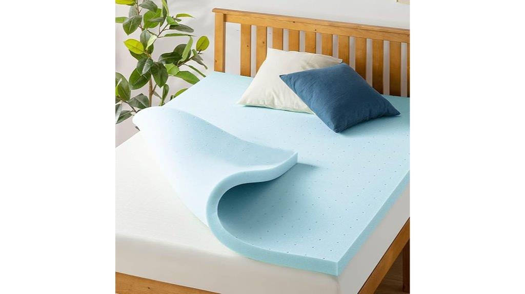 ventilated gel foam topper