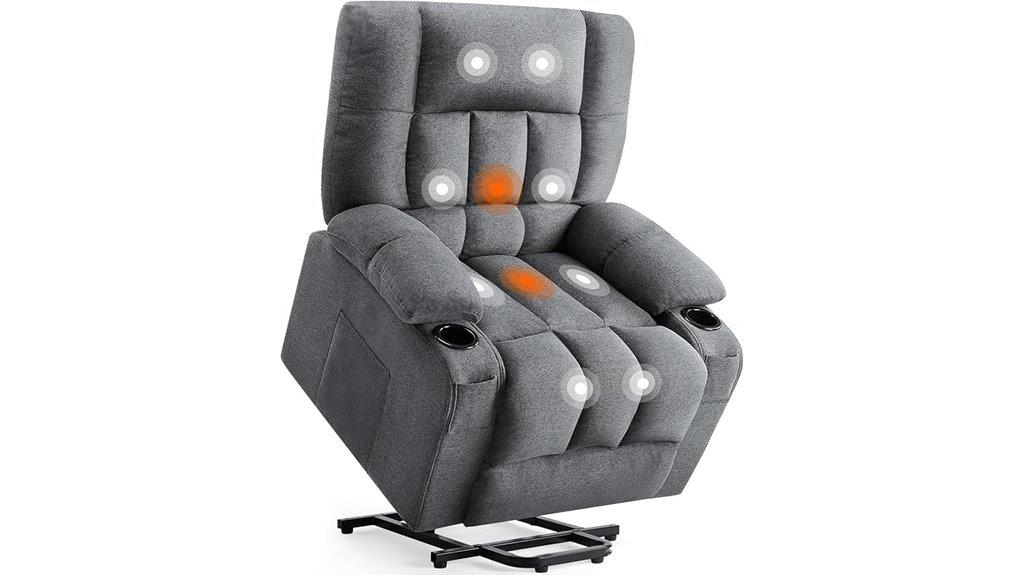 vibrating massage recliner chair