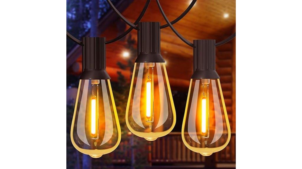 vintage led string lights