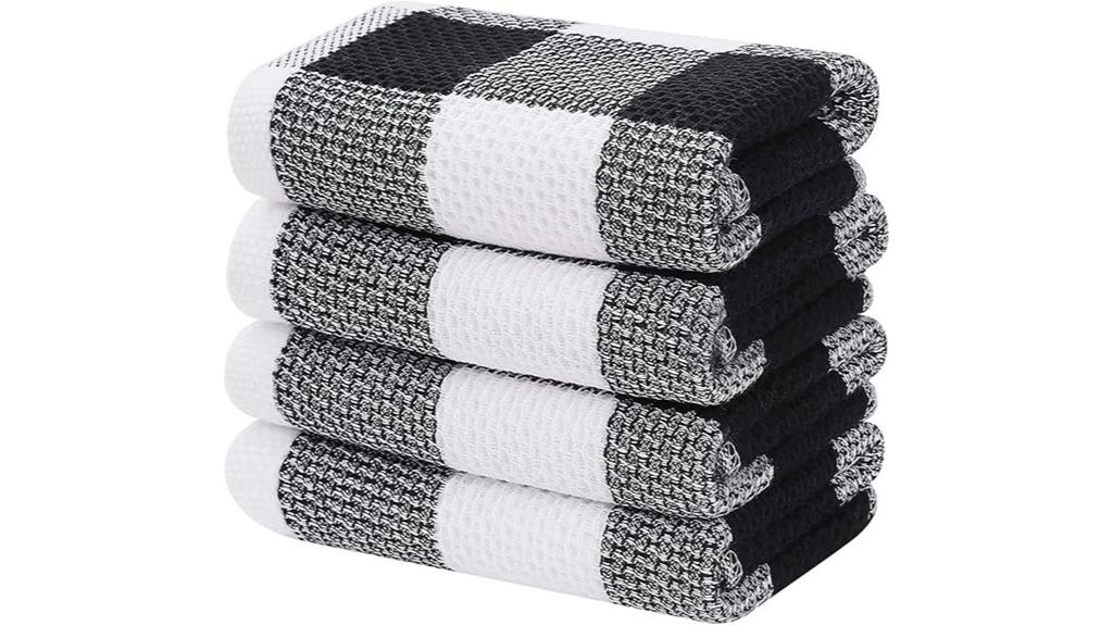 waffle weave kitchen towels