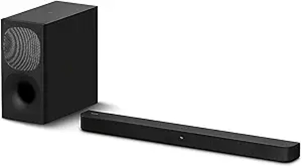 wireless soundbar with subwoofer