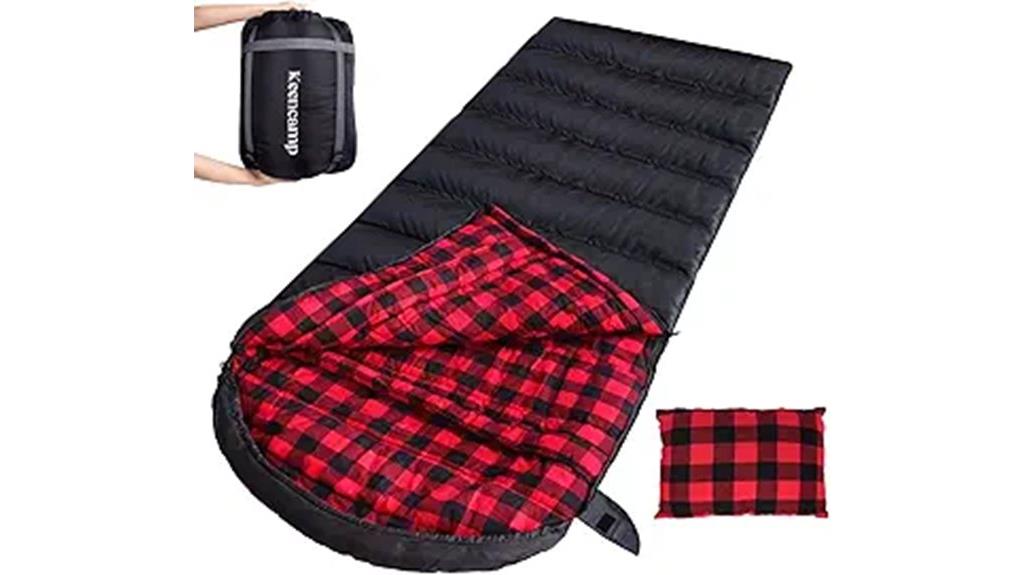 xxl cotton flannel sleeping bag