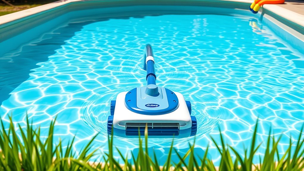 choosing above ground pool cleaners