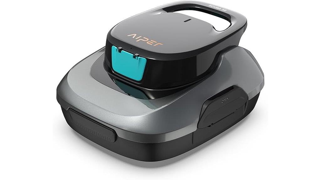 cordless pool cleaner with parking