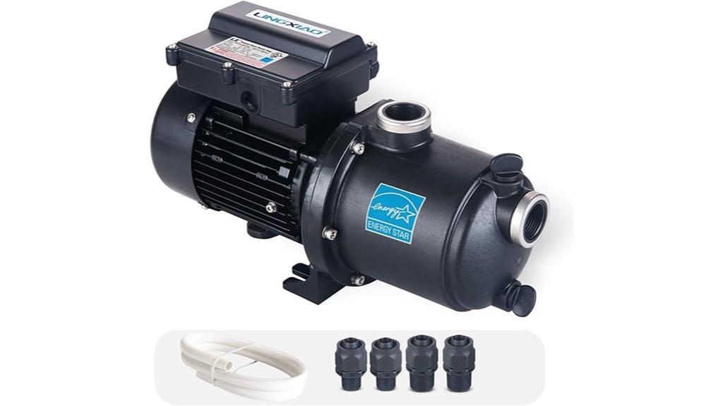 pool booster pump power