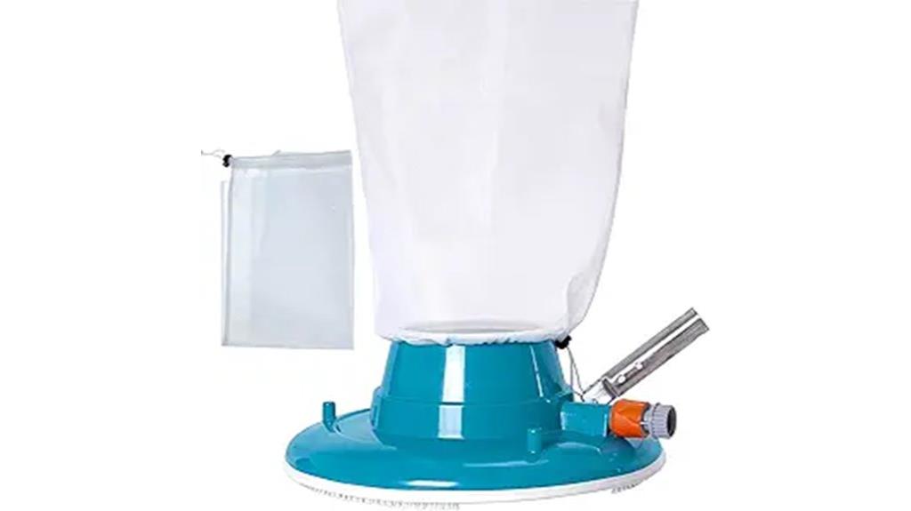 pool leaf vacuum device