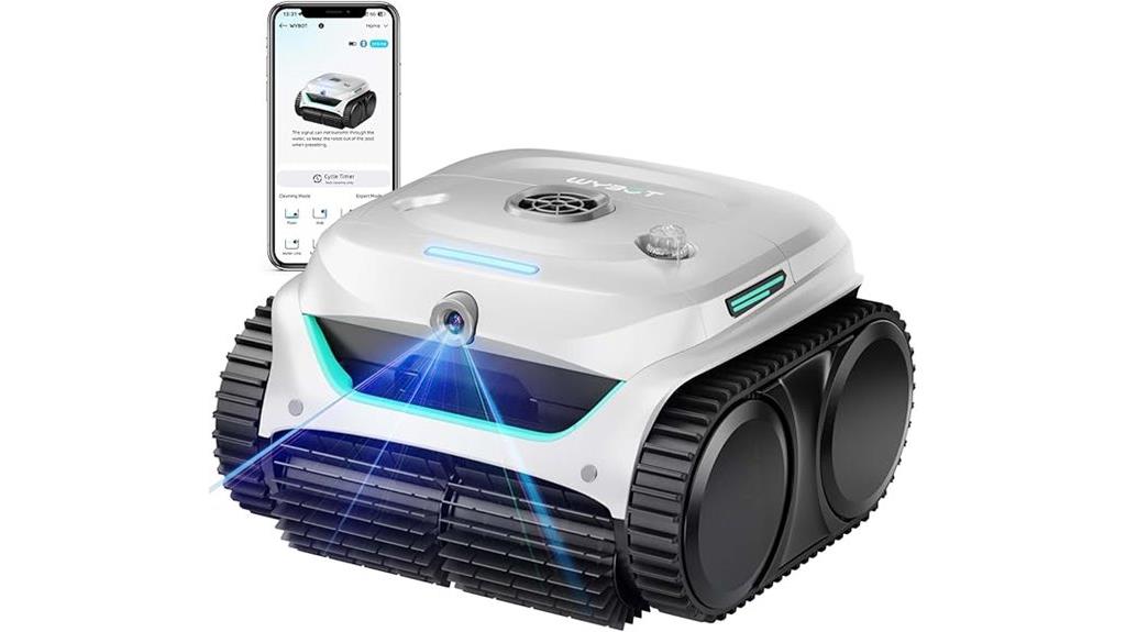 robotic pool vacuum camera