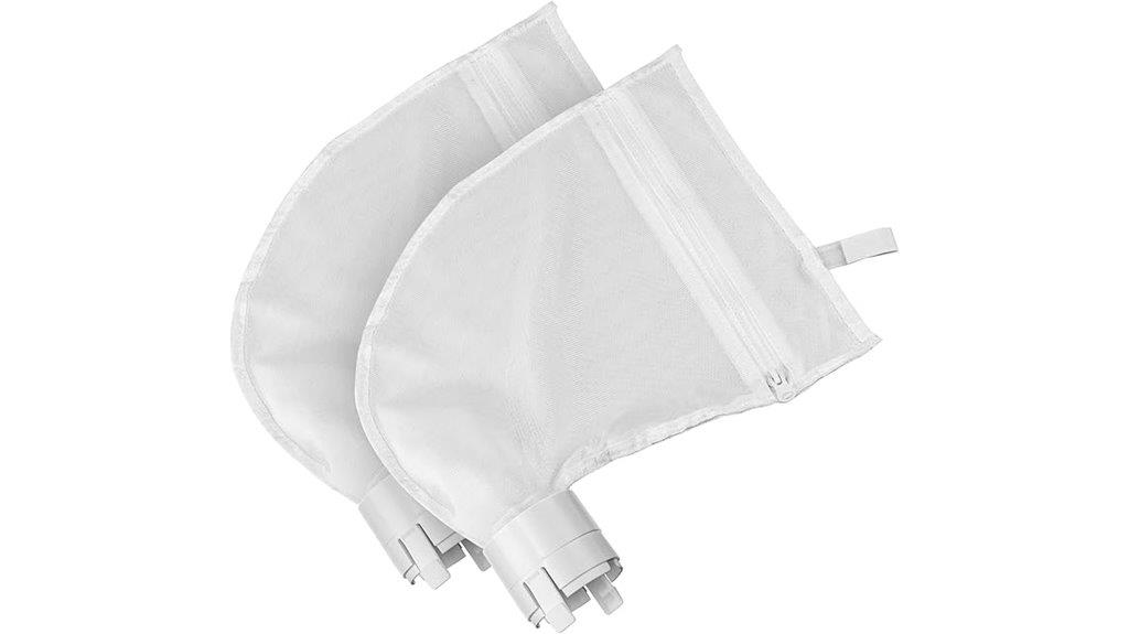 two replacement vacuum bags
