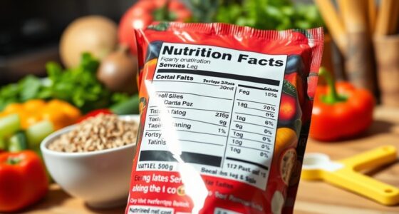 analyze labels for nutrition
