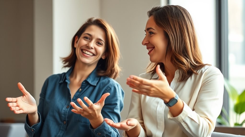 body language builds trust