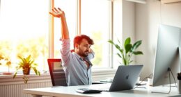 desk worker stretching routine