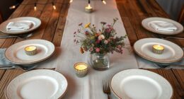 elegant budget friendly table setting