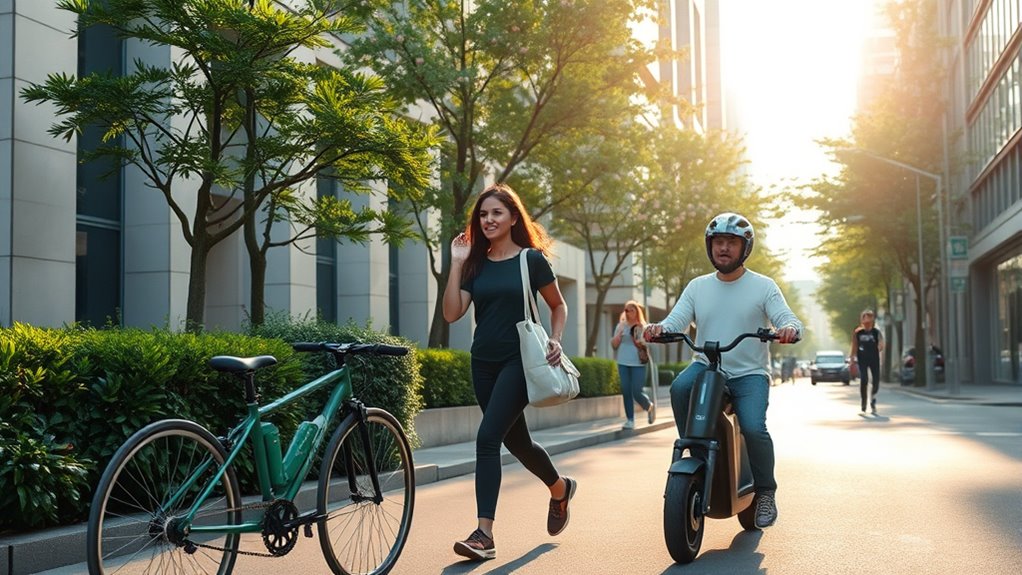 greener commuting methods benefits