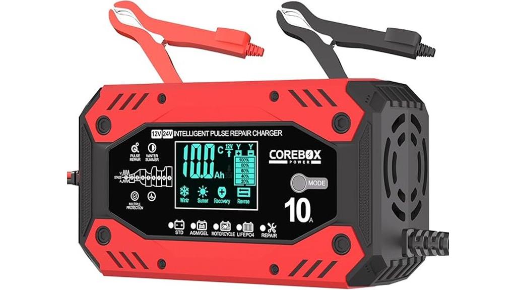 10 amp 12v 24v charger