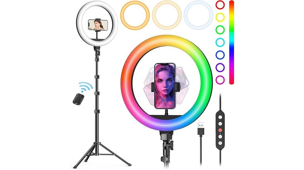 10 inch ring light kit