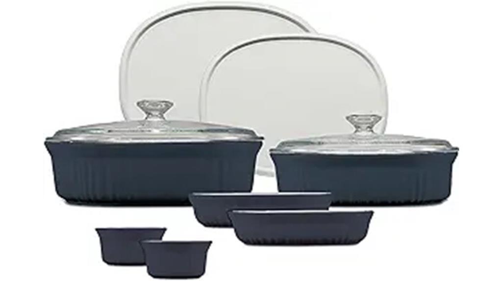 10 piece ceramic bakeware