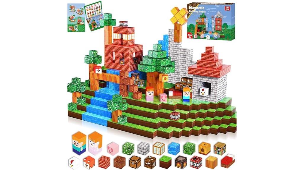 150 piece grassland magnetic blocks