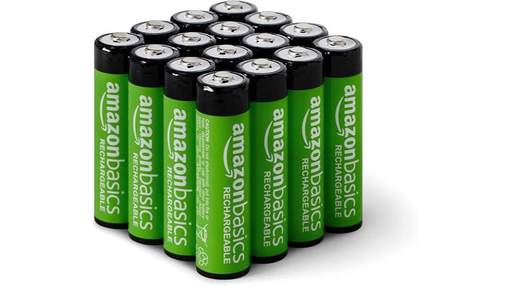 16 pack rechargeable batteries