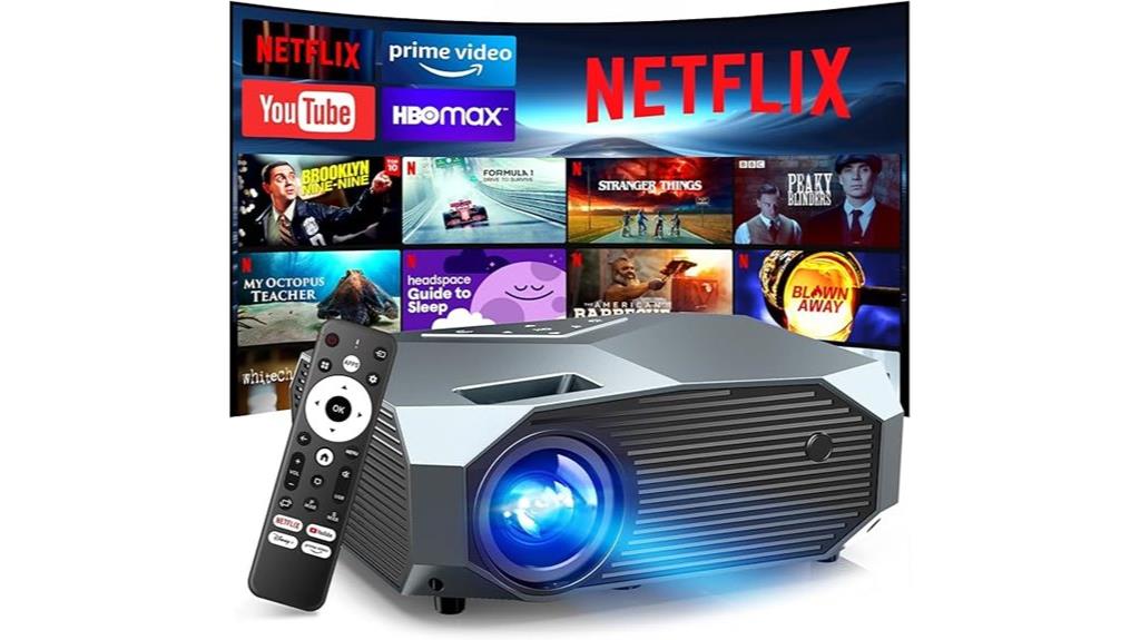 4k portable streaming projector