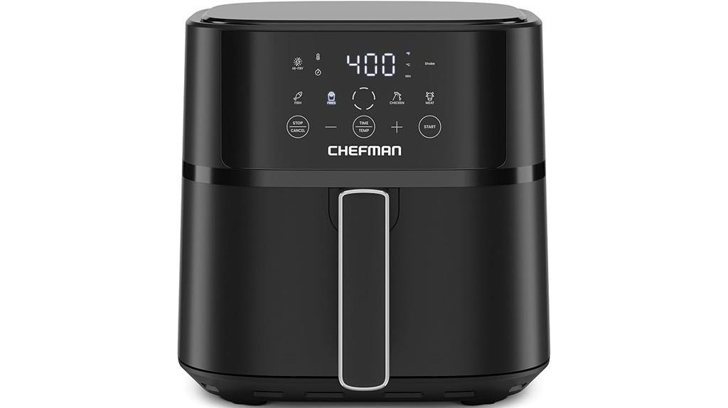 6 quart compact air fryer