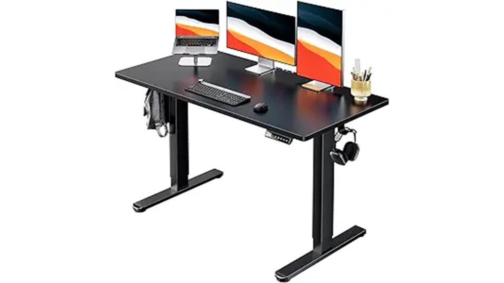 adjustable 48x24 electric desk