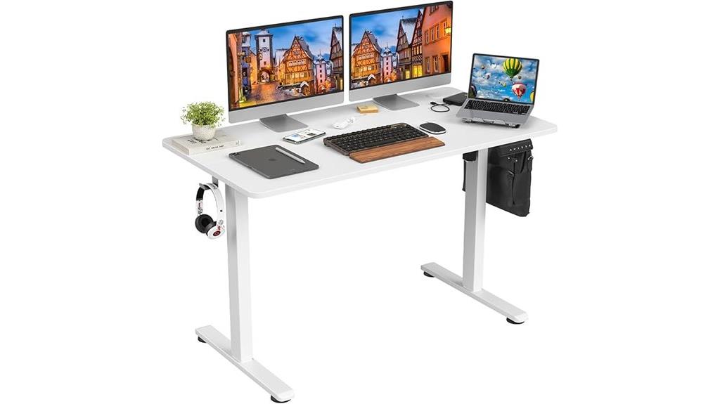 adjustable height standing desk