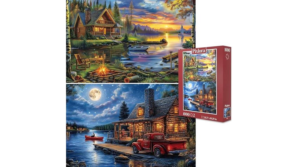 adult lake view puzzles