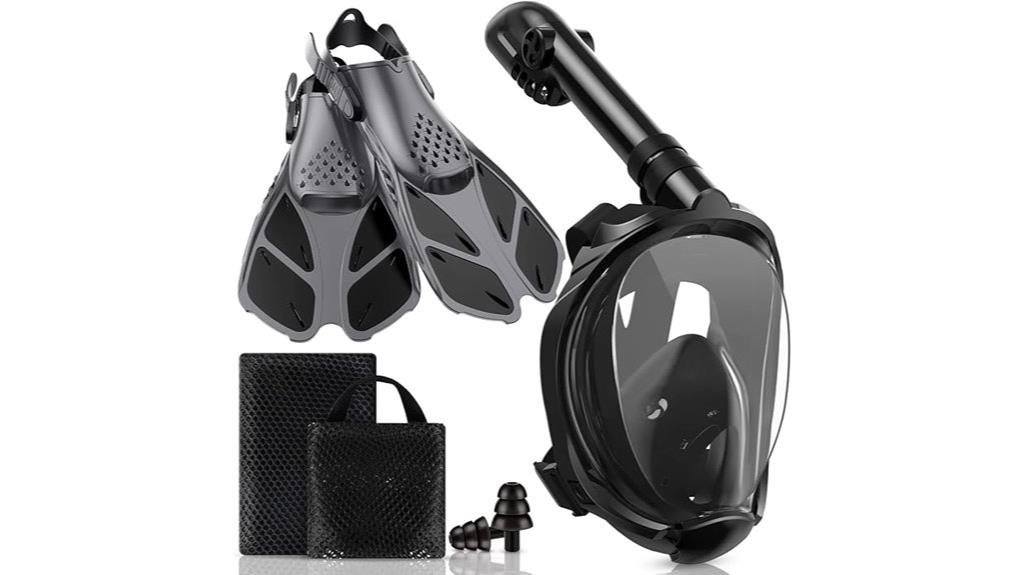 adult snorkeling mask gear