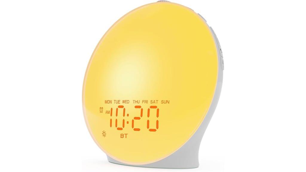 alarm clock with white noise