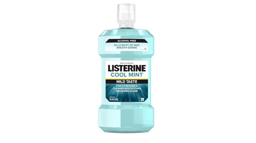 alcohol free mint mouthwash