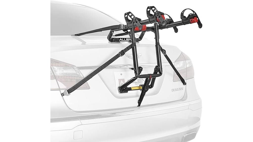 allen premier 2 bike trunk rack