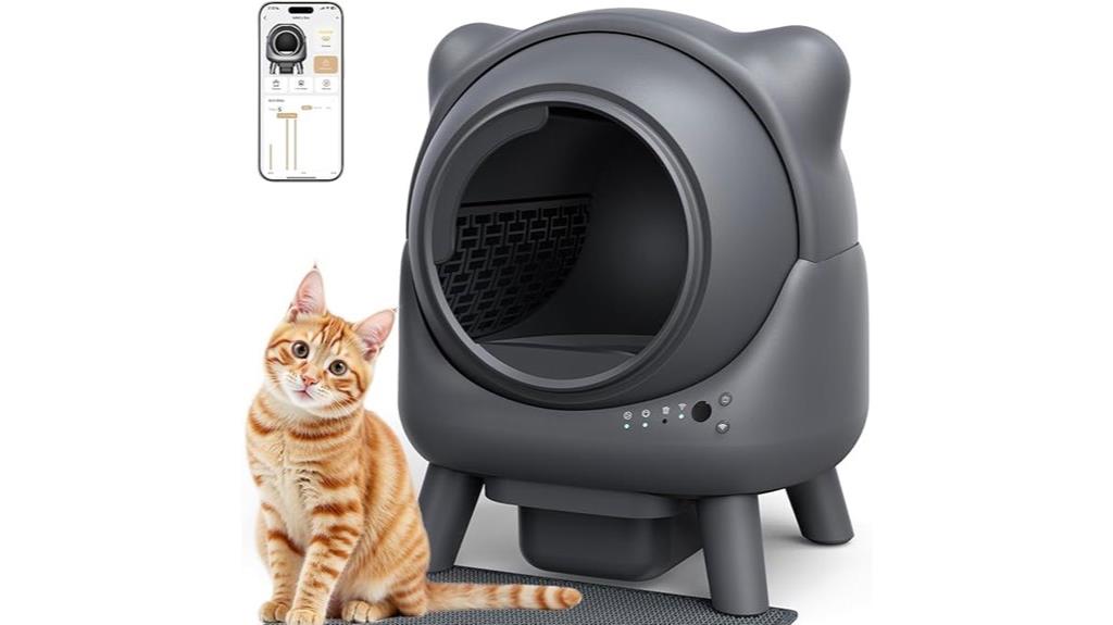 automatic odor controlled litter box