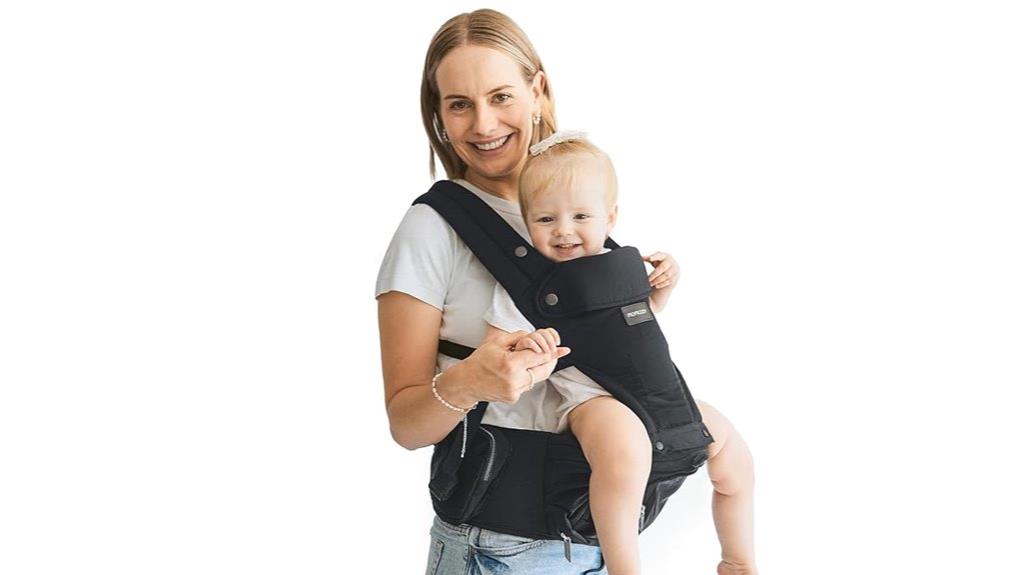 baby carrier with hip seat