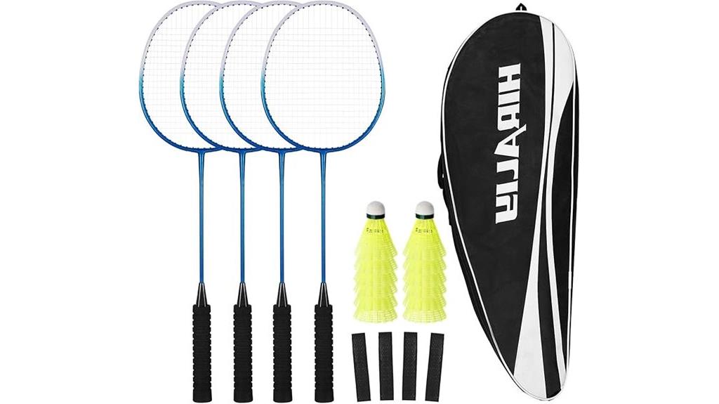 backyard badminton racket set