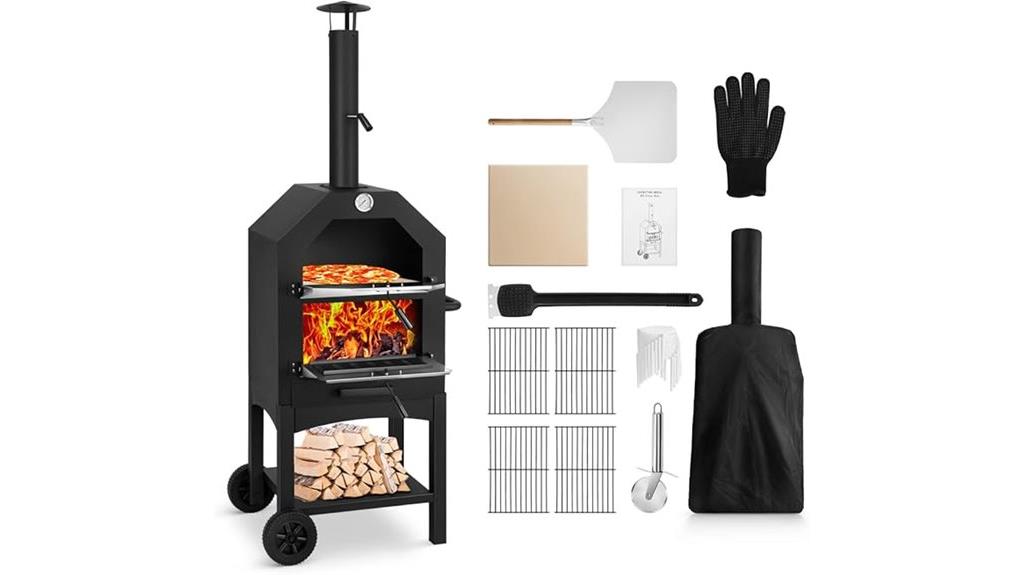 backyard camping pizza oven