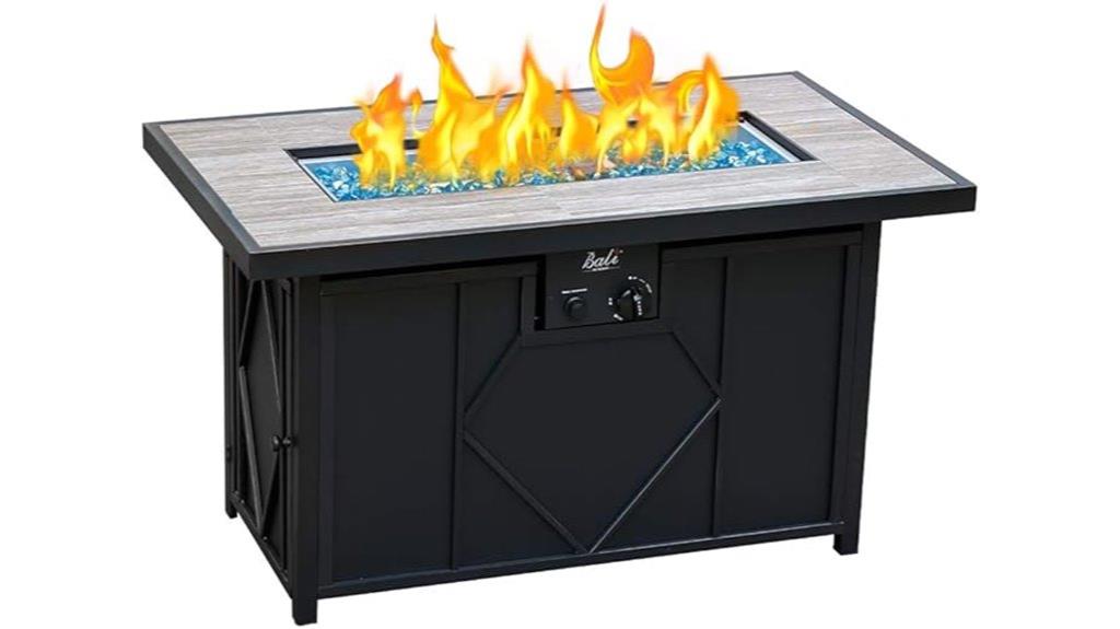 bali outdoors firepit table