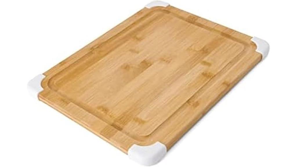 bamboo nonslip large cutting board
