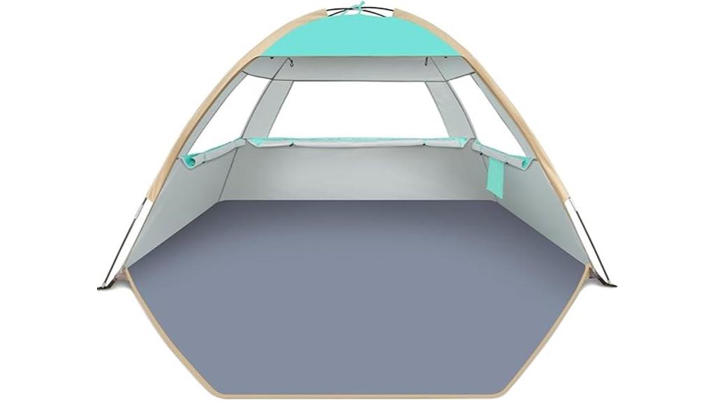 beach tent with upf 50