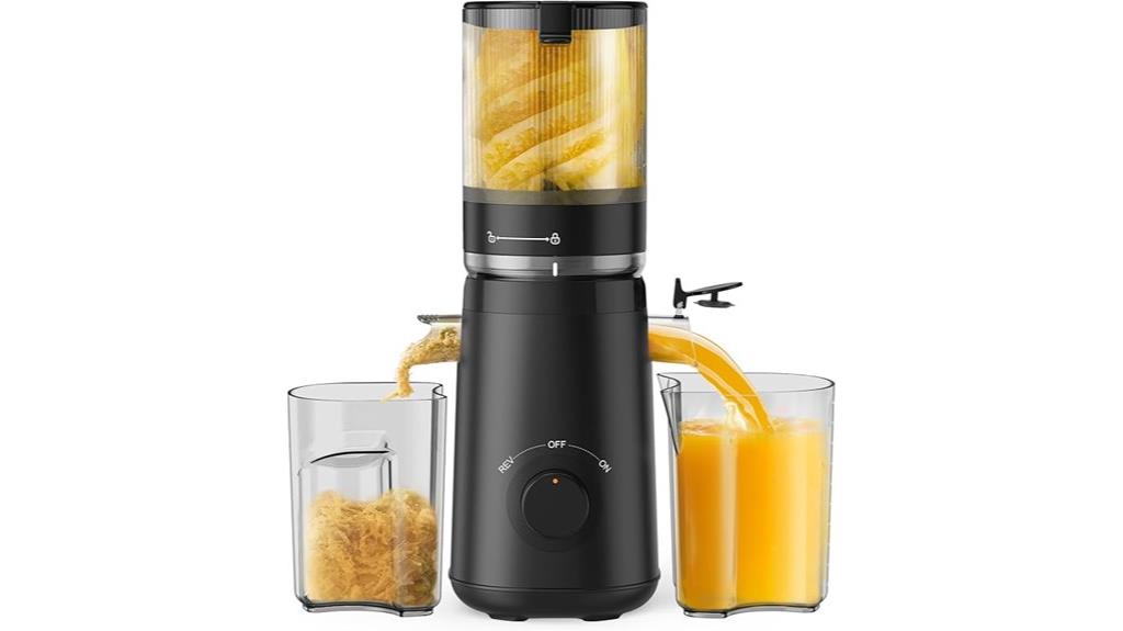 black cold press juicer