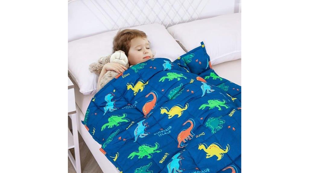 blue dinosaur 3lb blanket